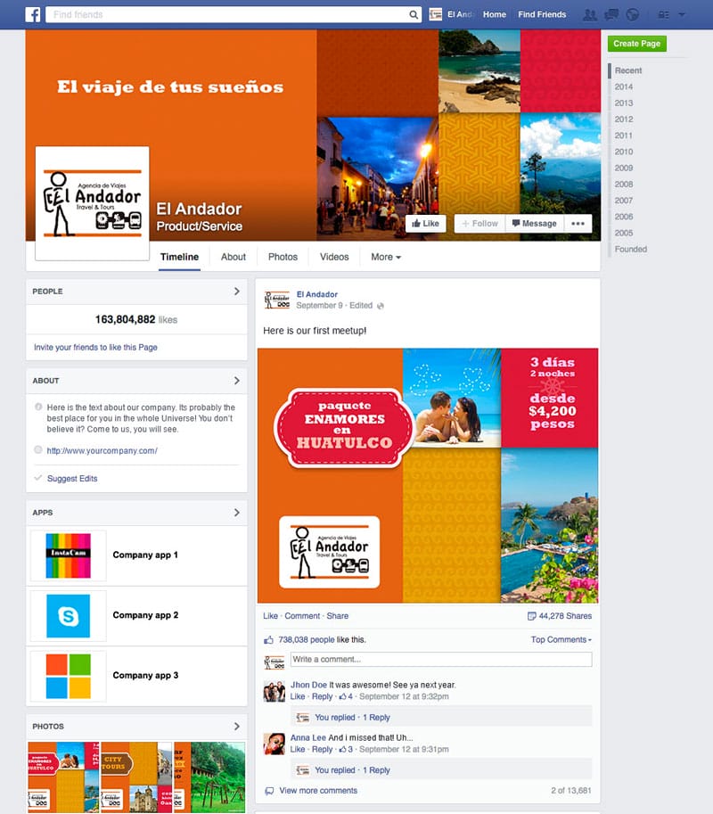 facebook el andador