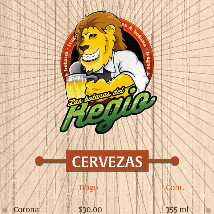 menú las botanas del regio
