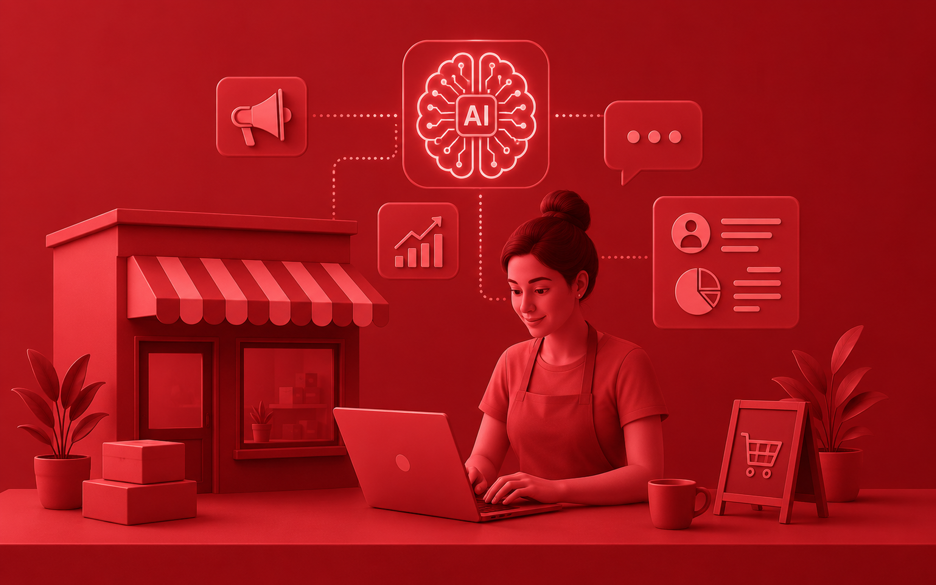 Cómo usar inteligencia artificial en negocios pequeños para mejorar procesos